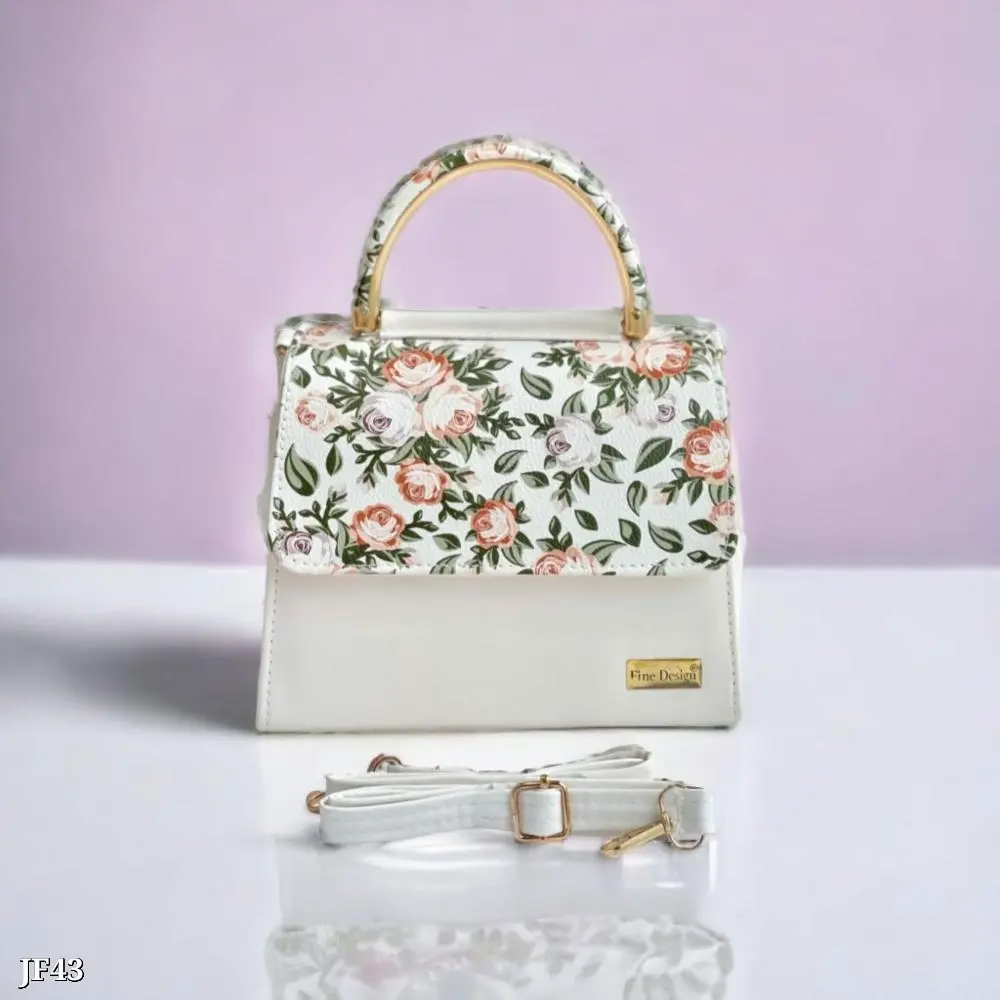 Fine Design Floral Print Sling Bag (Random Colour )